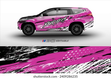  vector design for rally racing car livery wrapping