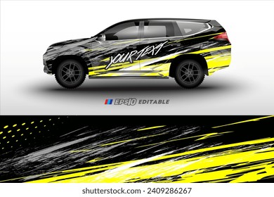  vector design for rally racing car livery wrapping