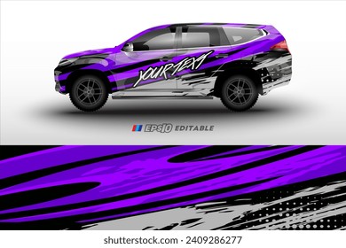  vector design for rally racing car livery wrapping