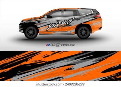  vector design for rally racing car livery wrapping