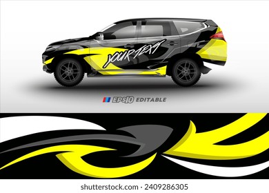  vector design for rally racing car livery wrapping