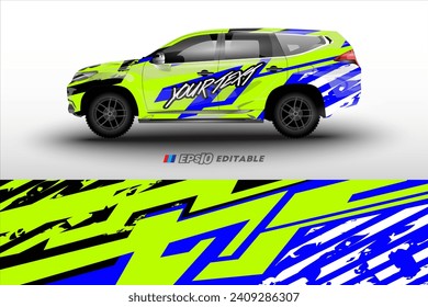  vector design for rally racing car livery wrapping