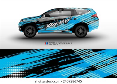  diseño vectorial para el envolvimiento de coches de carreras
