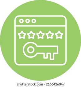 Vector Design Rank Keywords Icon Style