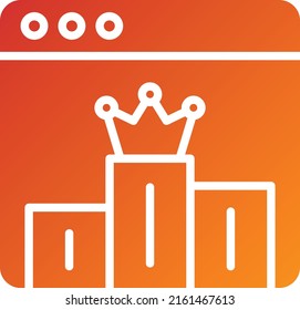 Vektordesign-Ranking-Symbolstil