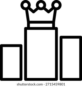 Symbolstil für Vektordesign-Rangliste
