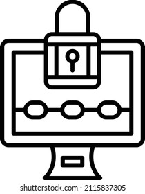 Vector Design Ransomware Icon Style