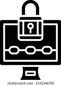 Vector Design Ransomware Icon Style