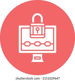 Vector Design Ransomware Icon Style