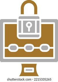 Vector Design Ransomware Icon Style