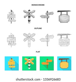Vector design of raw  and forest  icon. Collection of raw  and hardwood vector icon for stock.