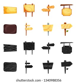 Vector design of raw  and forest  icon. Set of raw  and hardwood stock symbol for web.