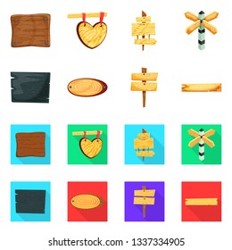 Vector design of raw  and forest  logo. Set of raw  and hardwood stock vector illustration.