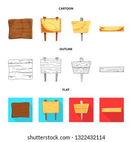 Vector design of raw  and forest  sign. Set of raw  and hardwood vector icon for stock.