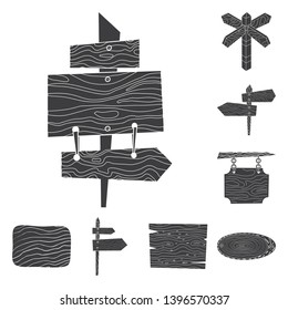 Vector design  raw  and hardwood icon. Collection  raw  and wood stock vector illustration.