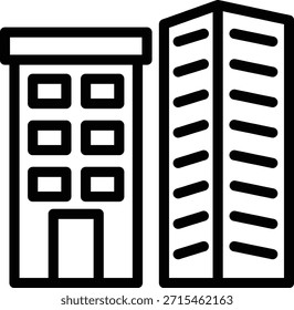 Diseño de Vector Icono de bienes raíces Estilo