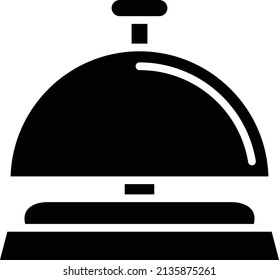 Vector Design Reception Bell Icon Style