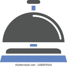 Vector Design Reception Bell Icon Style