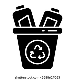 Diseño de Vector de la papelera de reciclaje