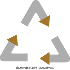 Vector Design Recycle Bin Icon Style