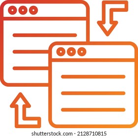 Vector Design Redirect Icon Style