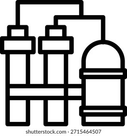 Vector Design Refinery Icon Style