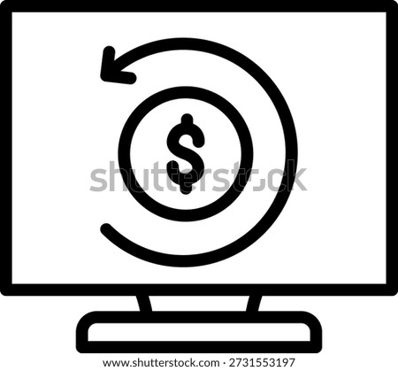 Vector Design Refund Icon Style