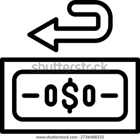 Vector Design Refund Icon Style