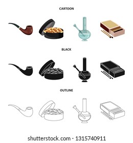 Vector design of refuse and stop icon. Set of refuse and habit vector icon for stock.