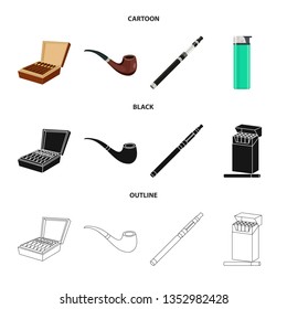 Vector design of refuse and stop icon. Set of refuse and habit stock symbol for web.