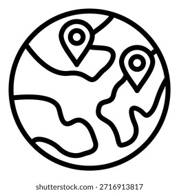 Vector Design Region Icon Style