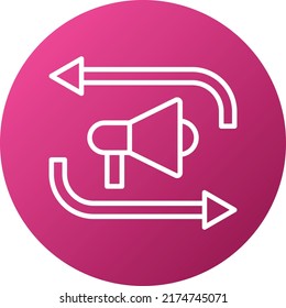 Estilo de icono de aviso de diseño de vector