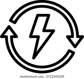 Vector Design Renewable Energy Icon Style