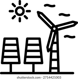 Vector Design Renewable Energy Icon Style