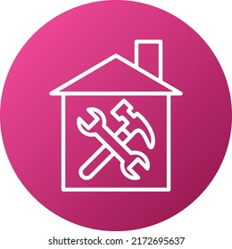 Vector Design Renovation Icon Style