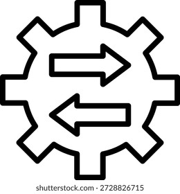 Estilo de icono de ayuda de resolución de diseño de Vector