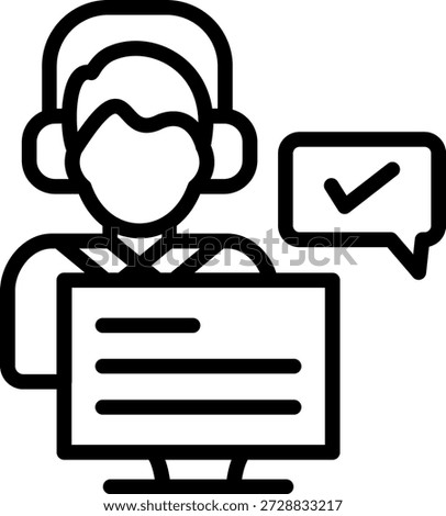 Vector Design Resolve Icon Style