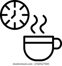 Vector Design Rest Break Icon Style
