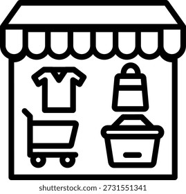 Vector Design Retail Market Icon Style