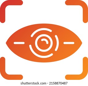 Vector Design Retinal Scan Icon Style