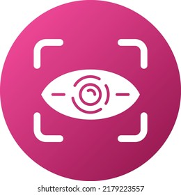 Vector Design Retinal Scan Icon Style