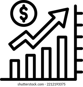 Vector Design Revenue Icon Style