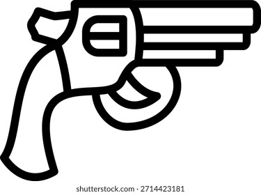Vector Design Revolver Icon Style