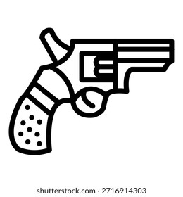 Symbolstil für Vektordesign-Revolver