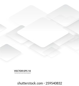 Vector design with rhombus on the grey background. 