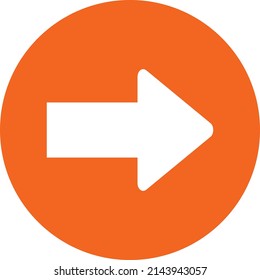 Vector Design Right Arrow Icon Style