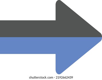 Vector Design Right Arrow Icon Style