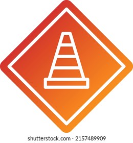 Vector Design Road Work Icon Style