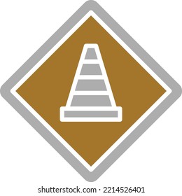 Vector Design Road Work Icon Style