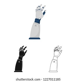 Vector design of robot and factory logo. Set of robot and space stock vector illustration.
